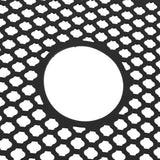 Hollow Insulated Kitchen Sink Mat Non Slip Multi Functional Large Size Silicone Sink Mat Protector Black