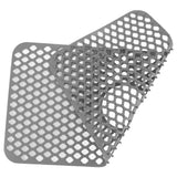 Hollow Insulated Kitchen Sink Mat Non Slip Multi Functional Large Size Silicone Sink Mat Protector Grey
