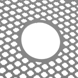 Hollow Insulated Kitchen Sink Mat Non Slip Multi Functional Large Size Silicone Sink Mat Protector Grey