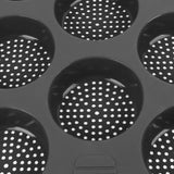 Hamburger Bun Mold Silicone 8 Cavity Easy Release Heat Resistant Hamburger Bread Bakery Pan for Kitchen