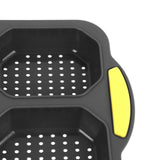 4 Grid Silicone Loaf Pan Baking Pan for Baking French Baguettes Hot Dog Buns Bread Mold Nonstick Dishwasher Safe Heat Resistant