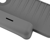 Faucet Splash Proof Draining Rack Silicone Foldable Faucet Handle Drip Catcher Tray Drainer Shelf Basket for Kitchen Grey - Extra Image
