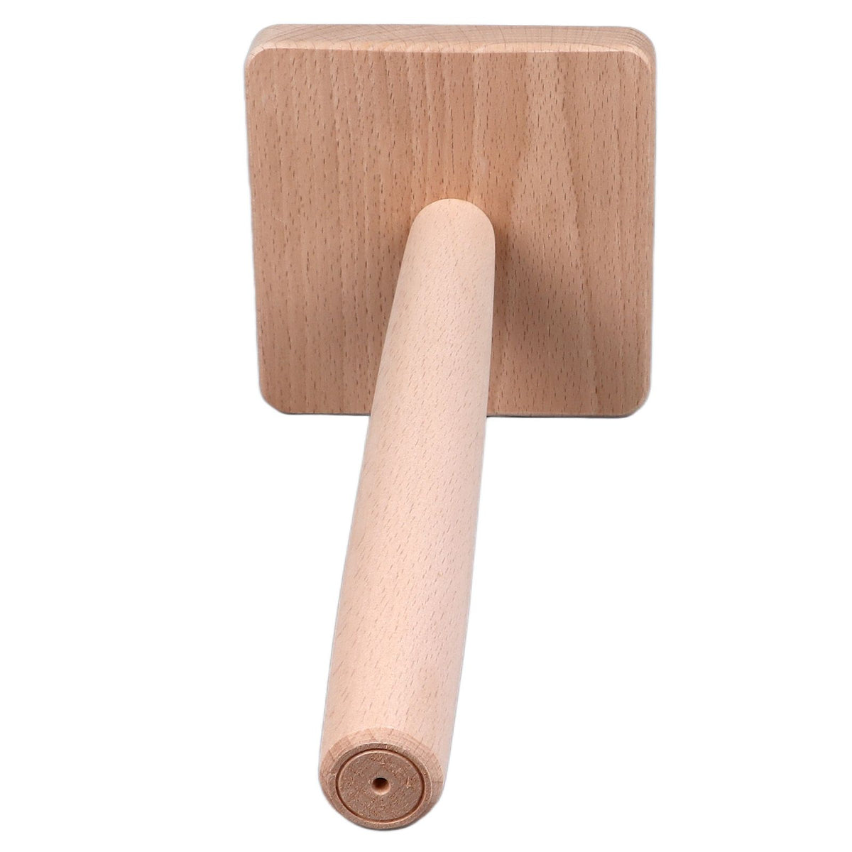 Wooden Paper Towel Holder Countertop Farmhouse Standing Paper Towel Organizer Roll Dispenser with Non Slip Base for Kitchen Living Room