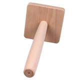 Wooden Paper Towel Holder Countertop Farmhouse Standing Paper Towel Organizer Roll Dispenser with Non Slip Base for Kitchen Living Room