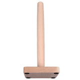 Wooden Paper Towel Holder Countertop Farmhouse Standing Paper Towel Organizer Roll Dispenser with Non Slip Base for Kitchen Living Room