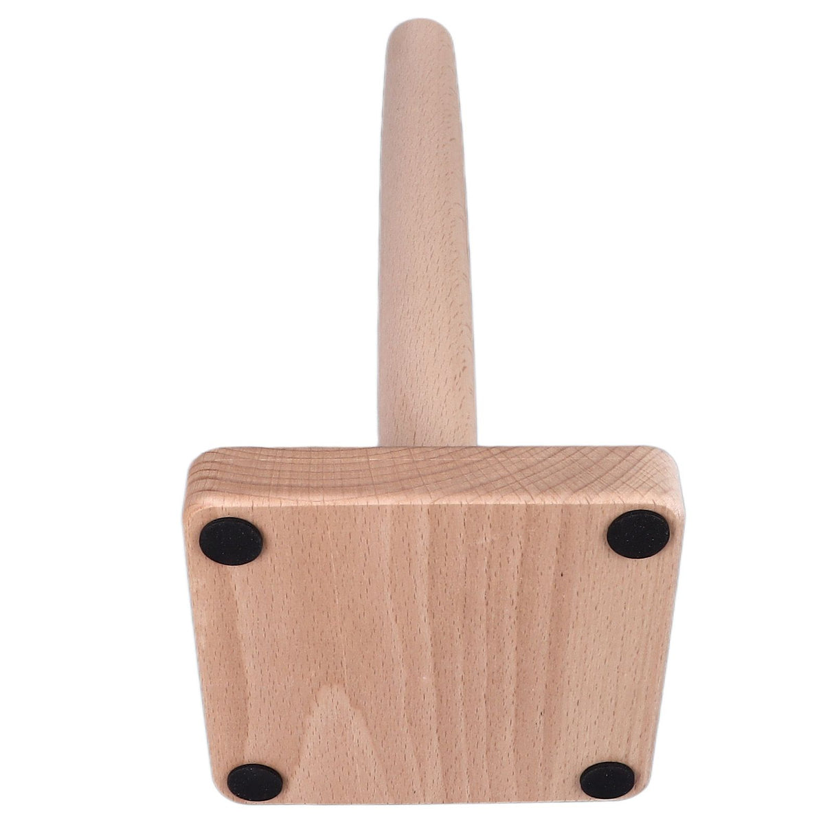 Wooden Paper Towel Holder Countertop Farmhouse Standing Paper Towel Organizer Roll Dispenser with Non Slip Base for Kitchen Living Room