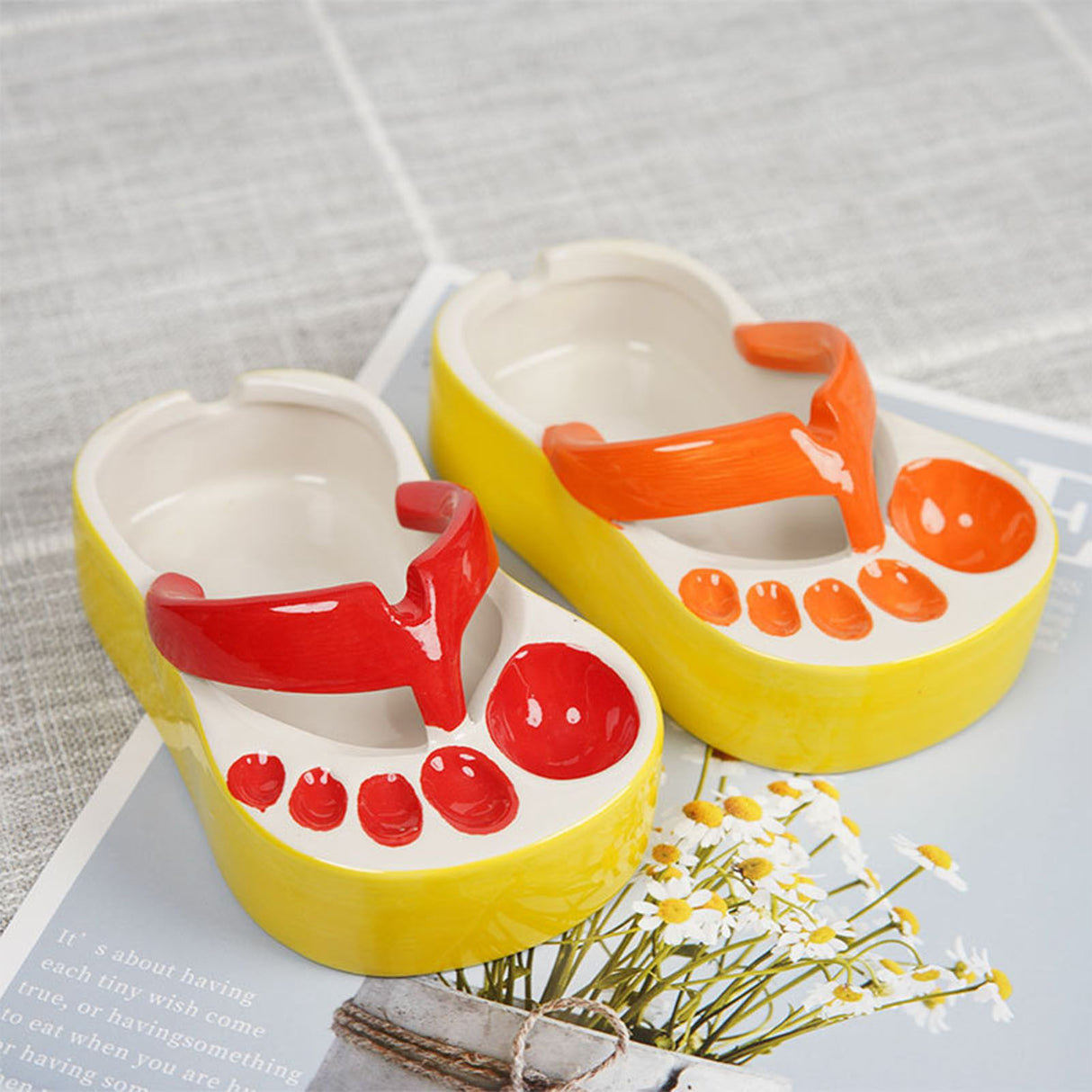 Ceramic French Fries Dish Cute Flip Flops French Fries Plate Cute Ceramic Bowl Flip Flops Shaped Snack Chip Soy Sauce Serving Dish Bowl Plate Purple