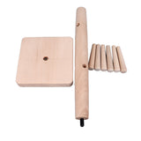 Mug Holder Tree Wood Hanger Stand with 6 Hooks Weighted Base Anti Slip Coffee Mug Rack for Kitchen Counter Cabinet