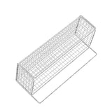 Kitchen Hanging Storage Rack Wall Mounted Storage Basket Punch Free Hanging Wall Organizer Baskets for Dormitory Bedroom White