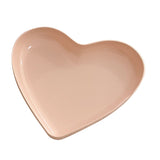 Serving Platter Heart Shape Dinner Plate Plastic Easy to Clean Versatile Kitchen Dinnerware for Party Gathering Wedding 1 Platter - Close-Up Angle