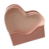 Serving Platter Heart Shape Dinner Plate Plastic Easy to Clean Versatile Kitchen Dinnerware for Party Gathering Wedding 5 Platters with Holder