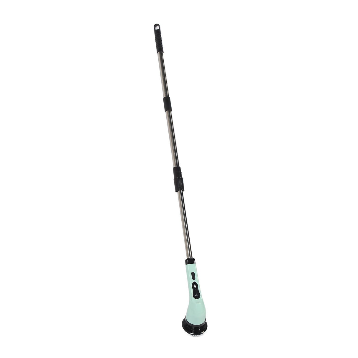 Electric Handheld Brush Adjustable Extension Handle Powerful Highly Efficient Labor Saving Electric Spin Scrubber for Bathroom Kitchen 6 Heads Green