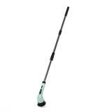 Electric Handheld Brush Adjustable Extension Handle Powerful Highly Efficient Labor Saving Electric Spin Scrubber for Bathroom Kitchen 6 Heads Green - Extra Image