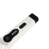 Electric Handheld Brush Adjustable Extension Handle Powerful Highly Efficient Labor Saving Electric Spin Scrubber for Bathroom Kitchen 9 Heads White