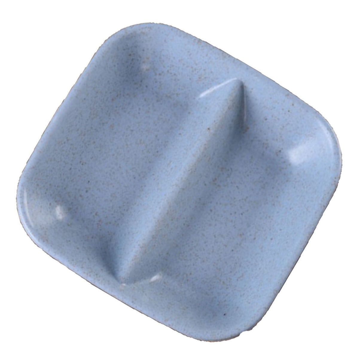 Dipping Bowl Wheat Straw Divided Compact Practical Dip Sauce Dish for Home Kitchen Blue