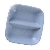 Dipping Bowl Wheat Straw Divided Compact Practical Dip Sauce Dish for Home Kitchen Blue