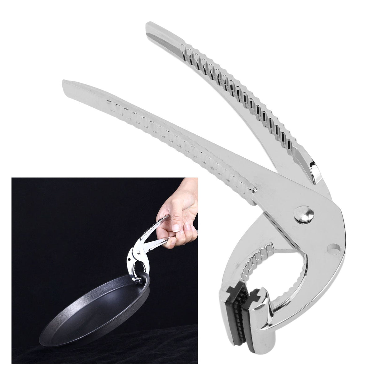Zinc Alloy Oven Clip High Hardness Anti Scald Easy To Clean Baking Tray Grabber for Moving Hot Plate Bowls