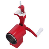 Multifunctional Kitchen Cheese Grater Manual Hand Crank Vegetable Slicing Walnuts Grinder Food Nuts Grinder - Front View