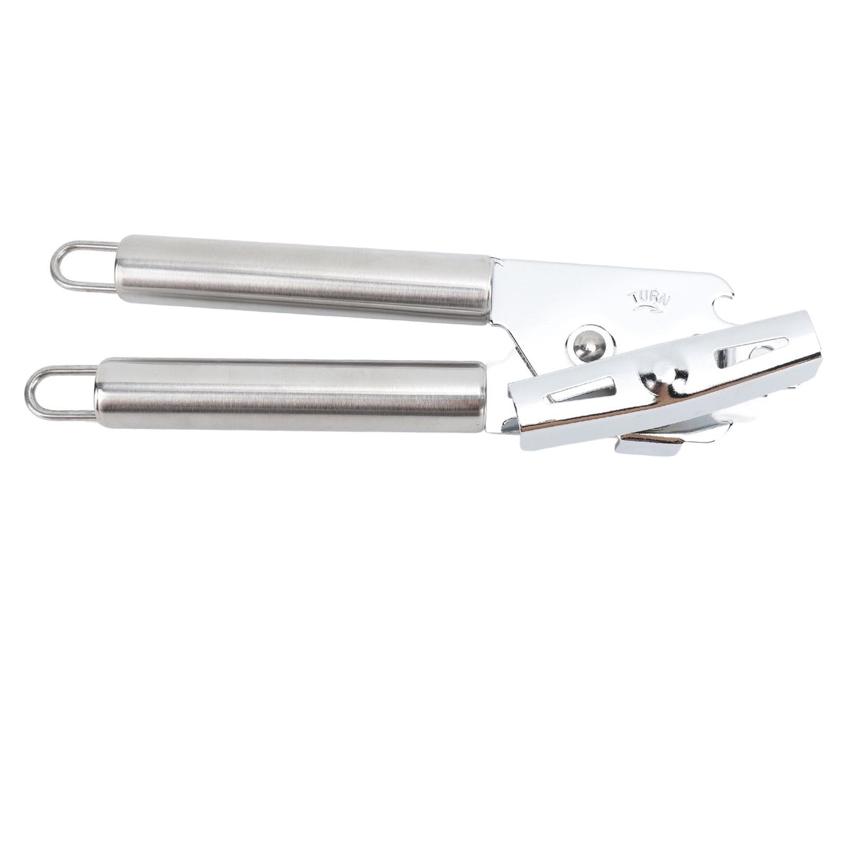 Manual Can Opener Handheld Stainless Steel Effortless Operation Multifunctional Can Bottle Opener for Home Kitchen Stainless Steel Handle