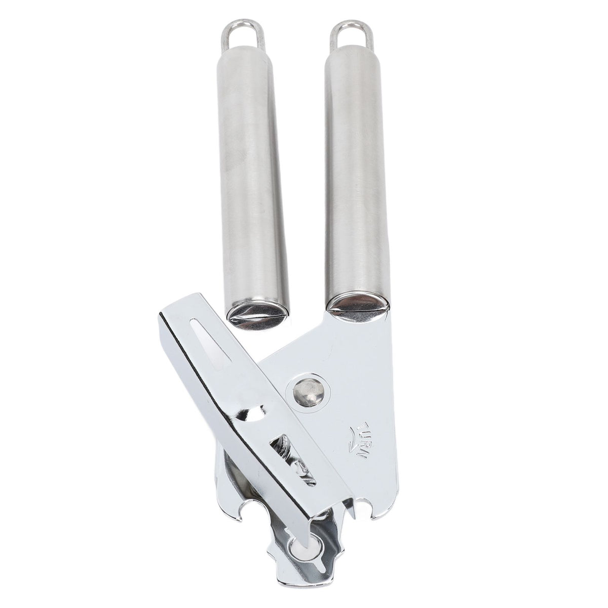 Manual Can Opener Handheld Stainless Steel Effortless Operation Multifunctional Can Bottle Opener for Home Kitchen Stainless Steel Handle