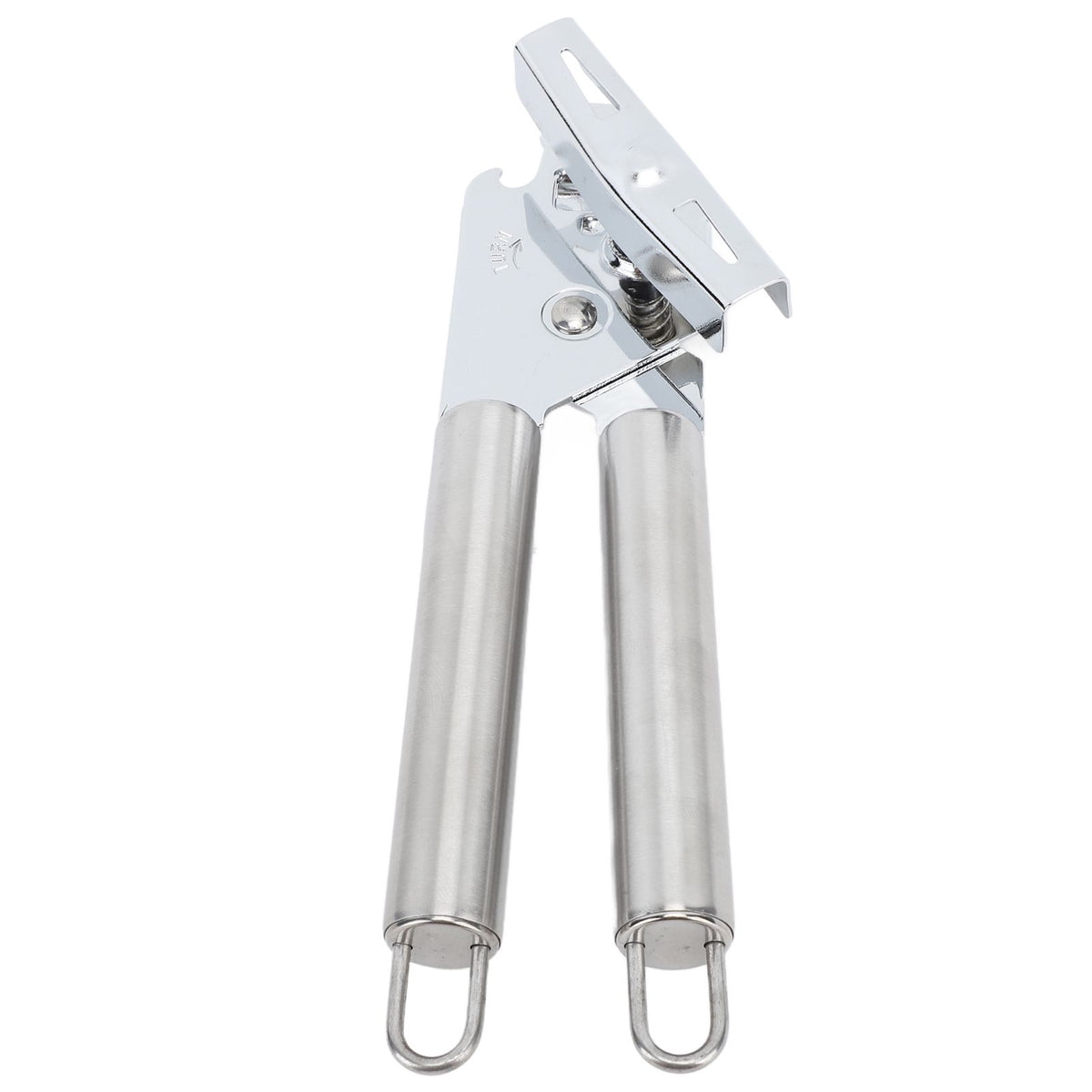 Manual Can Opener Handheld Stainless Steel Effortless Operation Multifunctional Can Bottle Opener for Home Kitchen Stainless Steel Handle