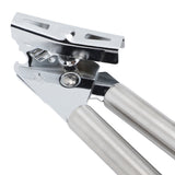 Manual Can Opener Handheld Stainless Steel Effortless Operation Multifunctional Can Bottle Opener for Home Kitchen Stainless Steel Handle - Extra Image