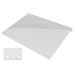 Cooking Chopping Board Acrylic Clear Anti Slip Spacious Size Abrasion Resistant Cutting Board for Kitchen