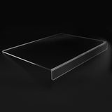 Cooking Chopping Board Acrylic Clear Anti Slip Spacious Size Abrasion Resistant Cutting Board for Kitchen - Top-Down View