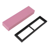 Sharpening Stone 3000 Grits Whetstone Dual Sided Ruby Compact Durable 7.8x1.9x0.9in Wet Stone for Kitchen Camping