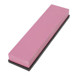 Sharpening Stone 3000 Grits Whetstone Dual Sided Ruby Compact Durable 7.8x1.9x0.9in Wet Stone for Kitchen Camping - Rear View