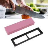 Sharpening Stone 3000 Grits Whetstone Dual Sided Ruby Compact Durable 7.8x1.9x0.9in Wet Stone for Kitchen Camping - Extra Image