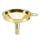 Kitchen Funnel 304 Stainless Steel Gold Plated Taper Mirror Polishing Oil Wine Funnel