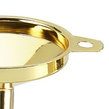 Kitchen Funnel 304 Stainless Steel Gold Plated Taper Mirror Polishing Oil Wine Funnel