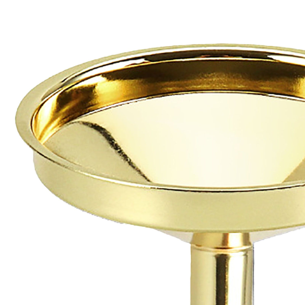 Kitchen Funnel 304 Stainless Steel Gold Plated Taper Mirror Polishing Oil Wine Funnel