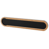 Coffee Capsule Holder Acrylic Holds 6 Capsule Black Wall Hanging Coffee Capsule Storage Rack for Kitchen Cabinet - Close-Up Angle