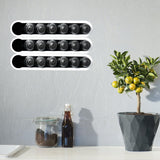 Coffee Capsule Holder Acrylic Holds 6 Capsule Black Wall Hanging Coffee Capsule Storage Rack for Kitchen Cabinet - Extra Image