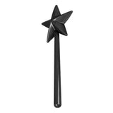 Salt and Pepper Shaker Wand ABS 3 Holes Refillable Spice Tool Seasoning Shaker Wand for Halloween Christmas Kitchen Accessories Black