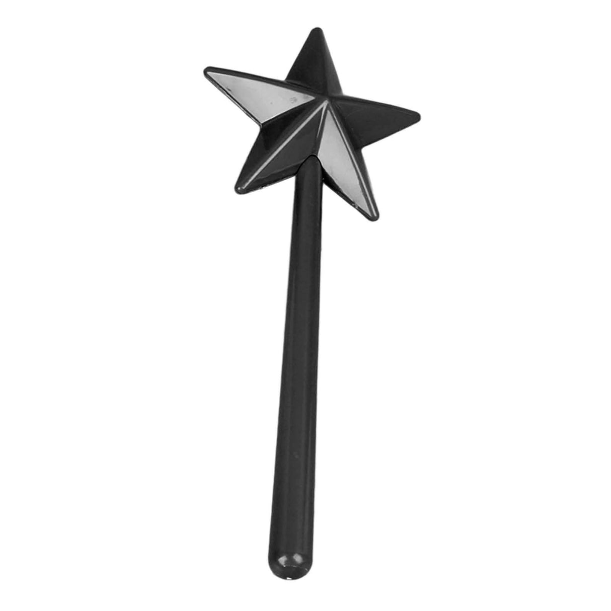 Salt and Pepper Shaker Wand ABS 3 Holes Refillable Spice Tool Seasoning Shaker Wand for Halloween Christmas Kitchen Accessories Black