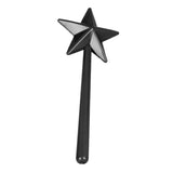 Salt and Pepper Shaker Wand ABS 3 Holes Refillable Spice Tool Seasoning Shaker Wand for Halloween Christmas Kitchen Accessories Black
