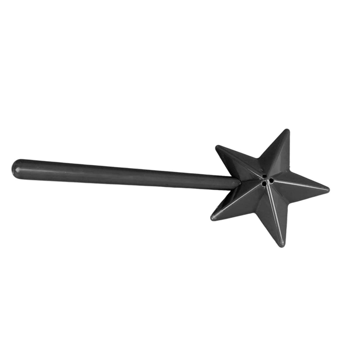 Salt and Pepper Shaker Wand ABS 3 Holes Refillable Spice Tool Seasoning Shaker Wand for Halloween Christmas Kitchen Accessories Black