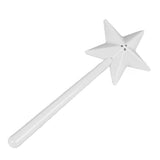Salt and Pepper Shaker Wand ABS 3 Holes Refillable Spice Tool Seasoning Shaker Wand for Halloween Christmas Kitchen Accessories White
