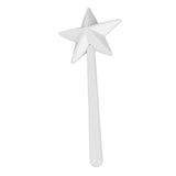 Salt and Pepper Shaker Wand ABS 3 Holes Refillable Spice Tool Seasoning Shaker Wand for Halloween Christmas Kitchen Accessories White - Rear View