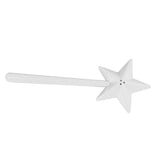 Salt and Pepper Shaker Wand ABS 3 Holes Refillable Spice Tool Seasoning Shaker Wand for Halloween Christmas Kitchen Accessories White - Low Angle