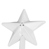 Salt and Pepper Shaker Wand ABS 3 Holes Refillable Spice Tool Seasoning Shaker Wand for Halloween Christmas Kitchen Accessories White