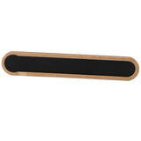 Wall Mount Coffee Capsule Holder Punch Free Black Acrylic Coffee Pod Wall Organizer for 7 Coffee Pods - Close-Up Angle