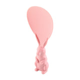 Bunny Shape Standable Rice Scooper Nonstick Rabbit Rice Paddle Rice Spoon Stand Up Serving Rice Shovel Pink - Side View