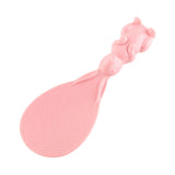 Bunny Shape Standable Rice Scooper Nonstick Rabbit Rice Paddle Rice Spoon Stand Up Serving Rice Shovel Pink - 45-Degree Angle