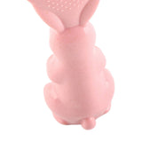 Bunny Shape Standable Rice Scooper Nonstick Rabbit Rice Paddle Rice Spoon Stand Up Serving Rice Shovel Pink - Low Angle