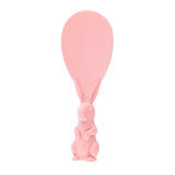 Bunny Shape Standable Rice Scooper Nonstick Rabbit Rice Paddle Rice Spoon Stand Up Serving Rice Shovel Pink - Extra Image