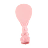 Bunny Shape Standable Rice Scooper Nonstick Rabbit Rice Paddle Rice Spoon Stand Up Serving Rice Shovel Pink - Extra Image